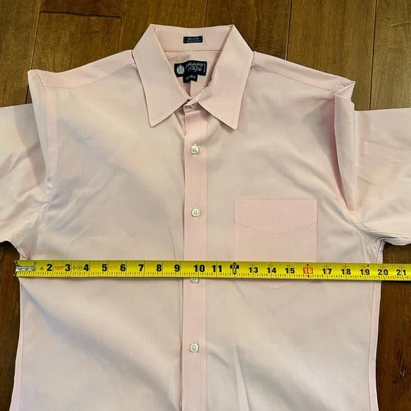 J. Crew Pink Long Sleeve Button Down Collared Dress Shirt Sz M - Picture 4 of 7